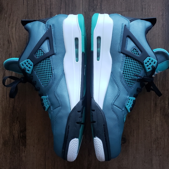 RARE 2014 Nike Air Jordan 4 Retro 'Teal' (30th Anniversary Edition) - Picture 2 of 8